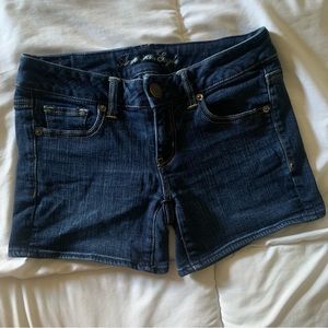 Dark Wash Jean Shorts